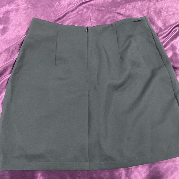 Oversized blazer mini skirt set. Medium. Teal color. Gold buttons. Never worn - Picture 8 of 8